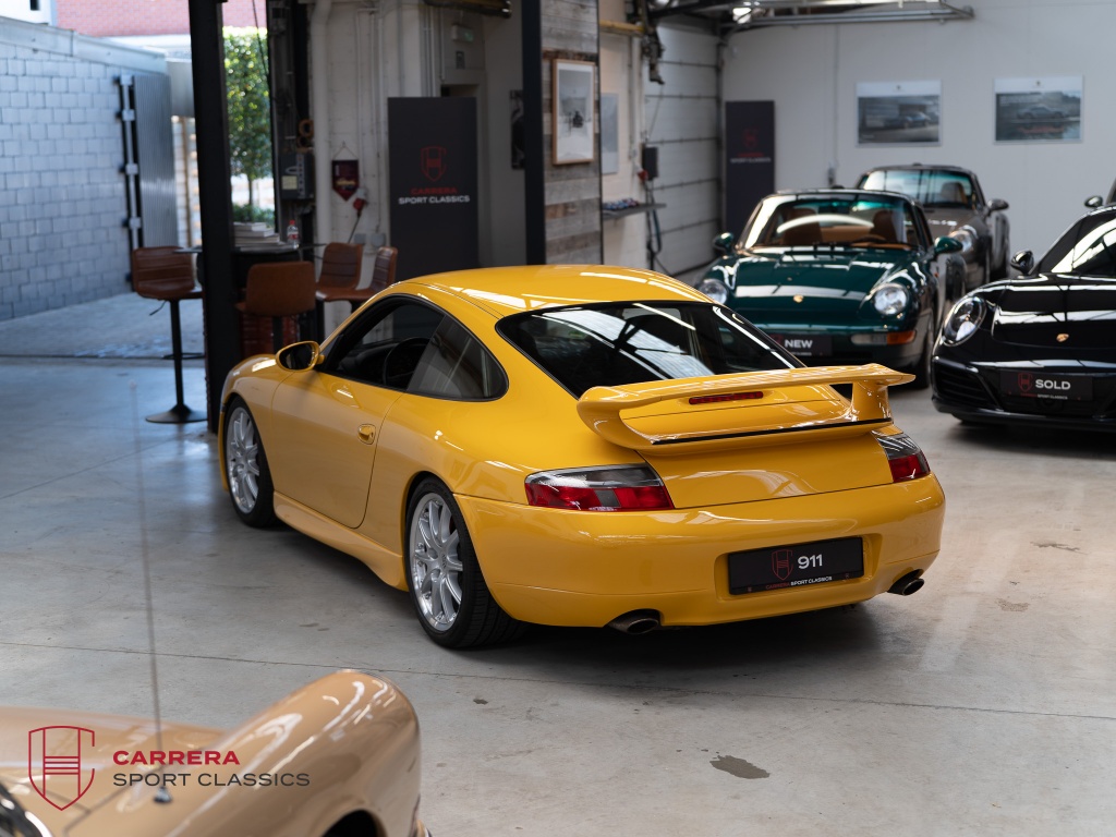 Porsche 911 996 GT3 Mk1 / In preparation 3.6 Coupé GT3 / Low mileage / C00 Speed yellow! 54110048-4.jpg | Carrera Sport Classics