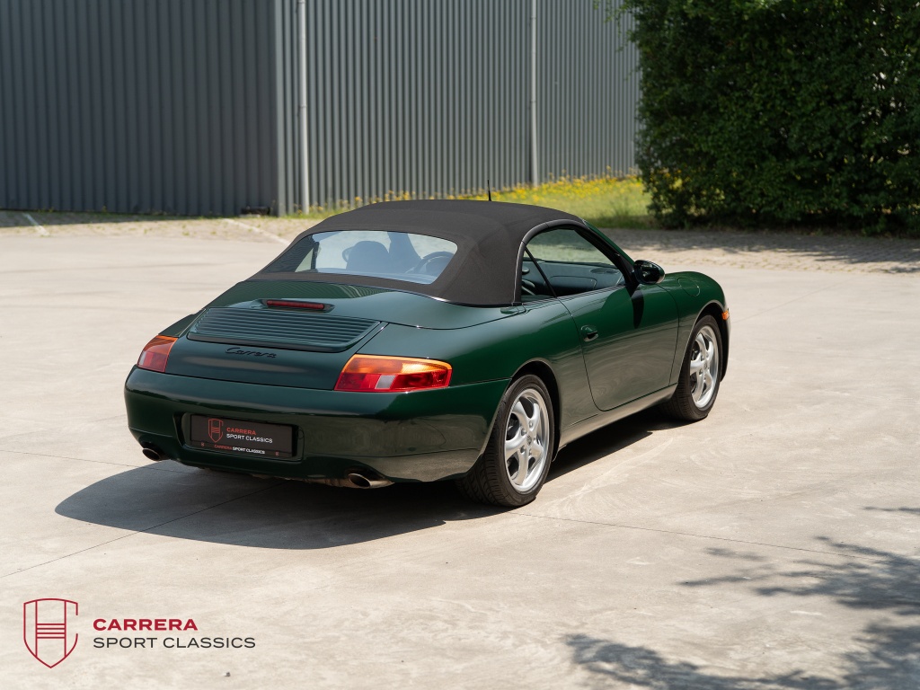 Porsche 911 Cabrio 996 Carrera 2 3.4 Carrera / PTS British racing Green / Manueel / Sportstoelen 54594832-1.jpg | Carrera Sport Classics