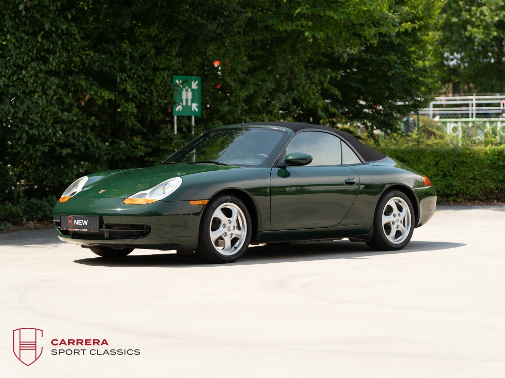 Porsche 911 Cabrio 996 Carrera 2 3.4 Carrera / PTS British racing Green / Manueel / Sportstoelen 54594832-3.jpg | Carrera Sport Classics